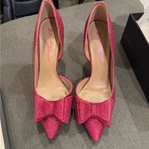 Betsey Johnson Pink Glitter Women's Shoes